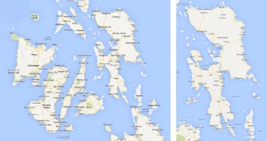 Eastern Visayas Visayas Map